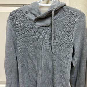 Gray express hoodie sweater